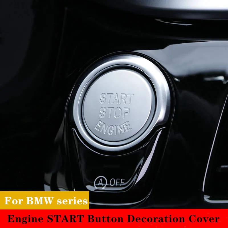 

Car Engine START Button Decoration Cover Interior Accessories For BMW G30 G32 G12 X3 G08 F20 F18 F35 E89 E90 E70 E60 F30 F10