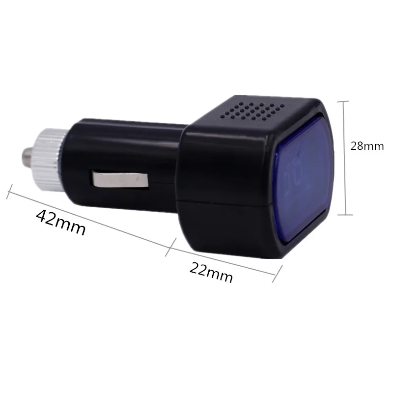 US $164.00 100pcs LED Display Cigarette Lighter Electric Voltage Meter Tester DC 12V24V Monitor For Auto Car Voltmeter Indicator 38 off