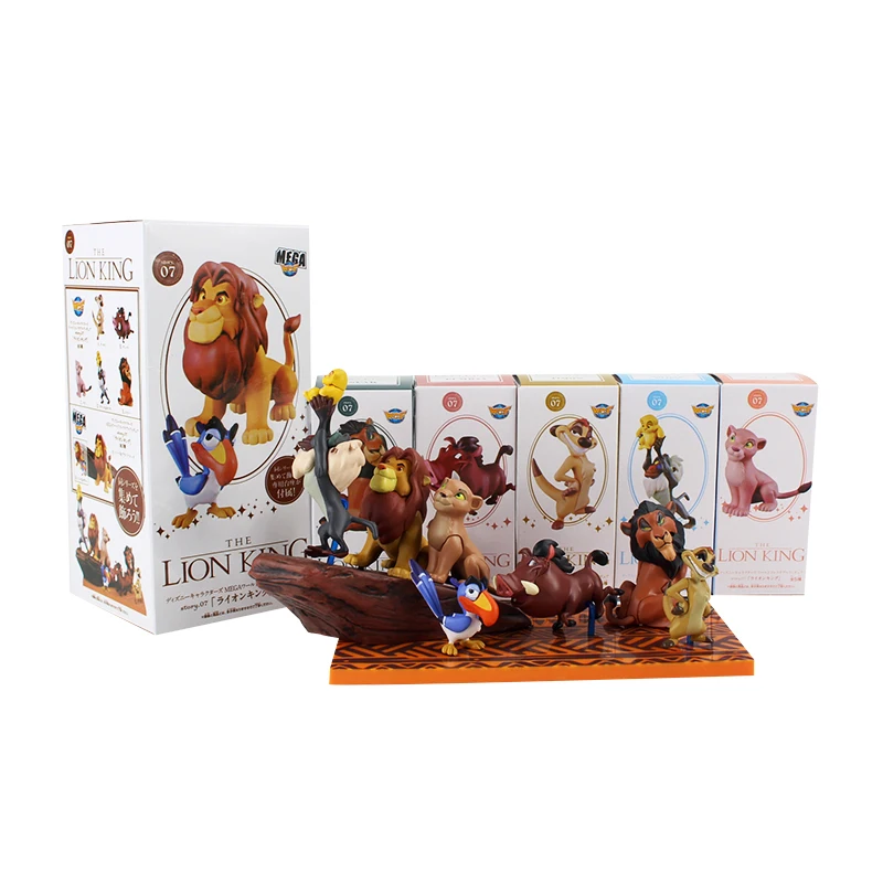 7 шт./компл. фигурки героев мультфильма Король Лев игрушки Simba Nala Mufasa Sarabi Pumbaa Timon Zazu