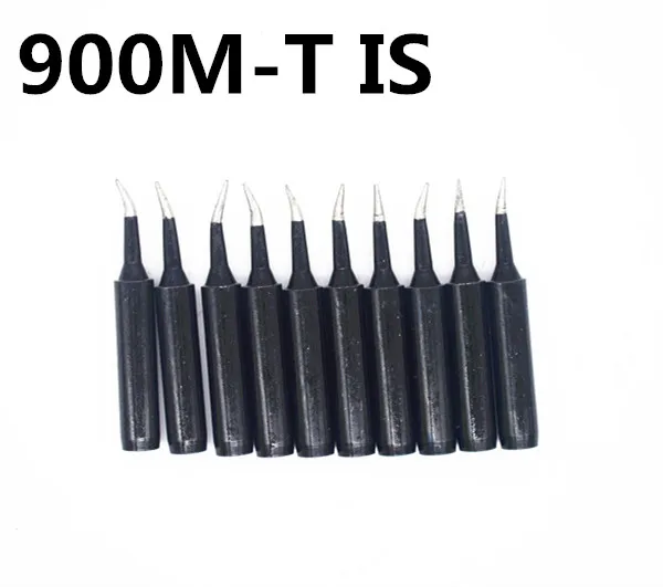 FEORLO 10pcs 900M-T-I lead-free black Soldering iron tip Universal  for Hakko Saike 936 937