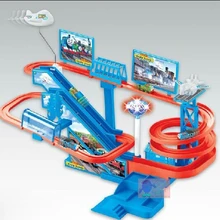 Children Music Light Thomas Rail Car Toys Plastic Thomas and friends Track Car Toy Puzzle Track