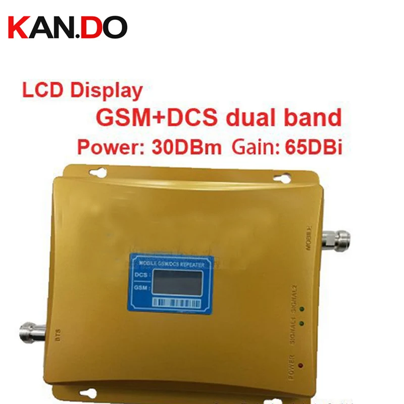 for Russia 980 power 30 dbm gain 65dbi LCD display dual bands GSM DCS booster repeater DCS dual bands 2G 4G booster 4G repeater
