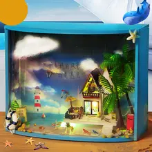 T-Yu TY1 Ultima Thule DIY кукольный домик с легкой миниатюрной моделью Подарочная Коллекция Декор Игрушка