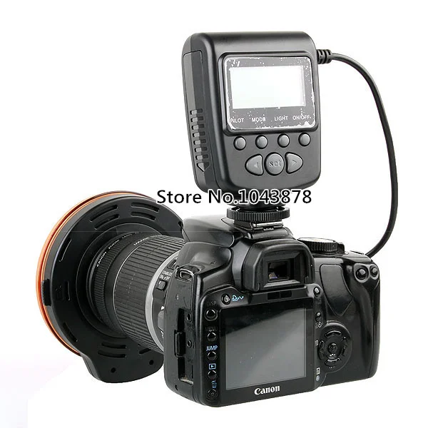 FC 110 светодиодная Кольцевая вспышка для Nikon D7000 D3100 D3000 D5000 D3200 D90 аксессуары