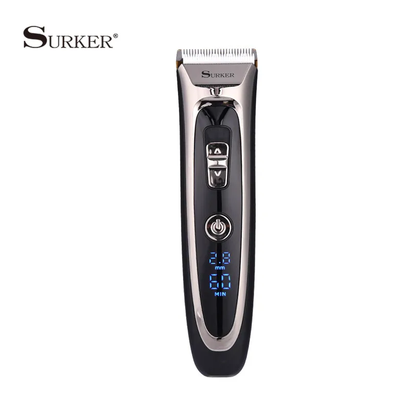 

Rechargeable Hair Clipper Trimmer Shaver Beard Trimmer Hair Cutting Machine Haircut Trimmer Haircutting Titanium Ceramic Blade