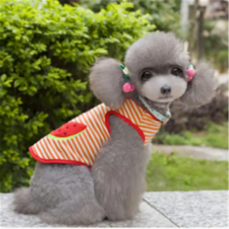 

Summer Pet Dog Shirts Puppy Vest Printed Dog Clothes for Small Medium Dogs Spring Breathable Pet Apparel