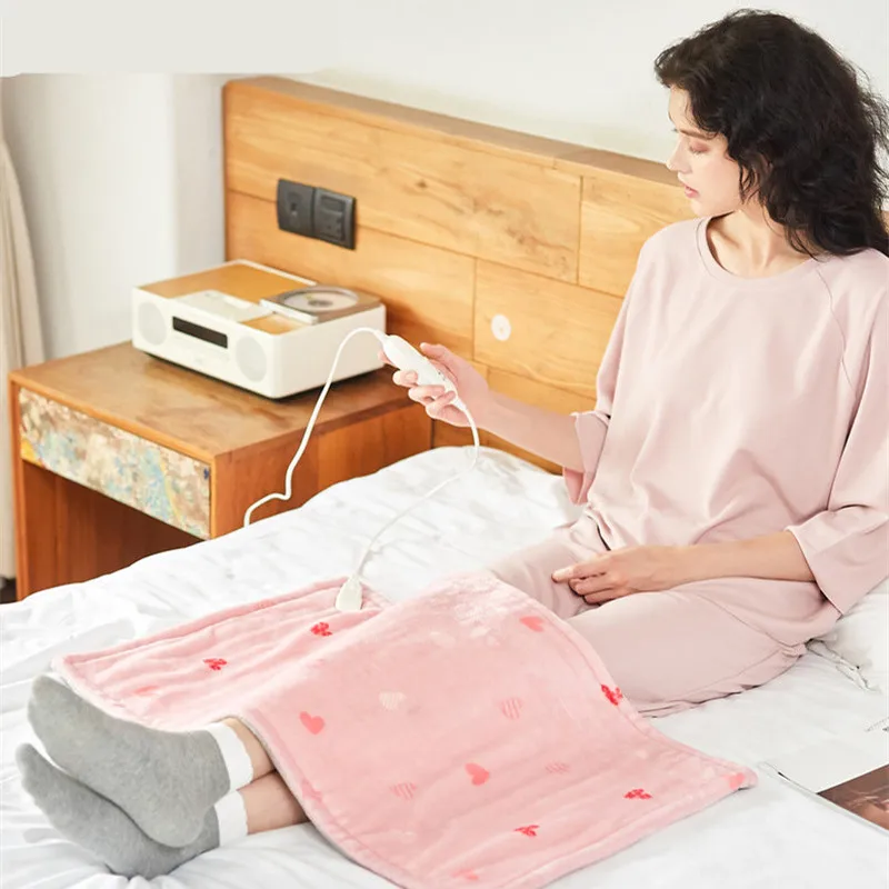 Electric Heating Blanket 220v 80cm*45cm Heater Blanket Warm Body Feet