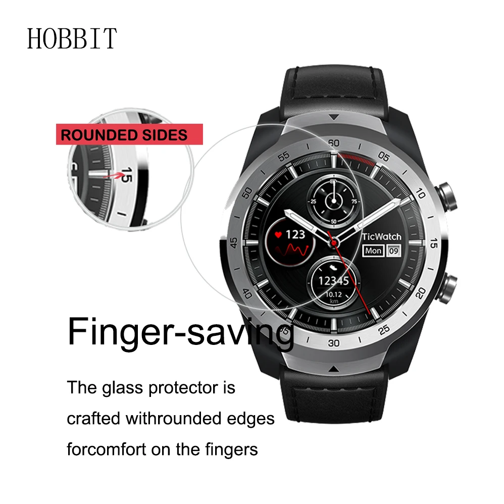 Для смарт часов Ticwatch Pro 0 3 мм 2.5D 9H прозрачное закаленное стекло Защита экрана