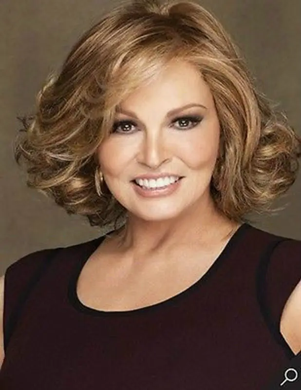 

free shipping Raquel Welch Brown Curly Hair Wigs Fashion Short Women's Wig