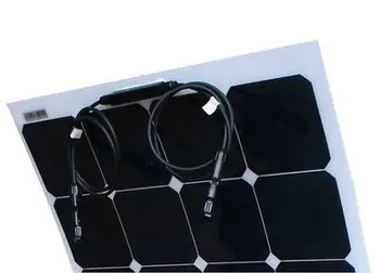 

100W semi flexible solar panel for charging 12V battery