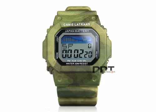 При температуре-FG CP HL Цвет Тактический цифровые часы для наружного Охота Пейнтбол Аксессуар pp44-0001