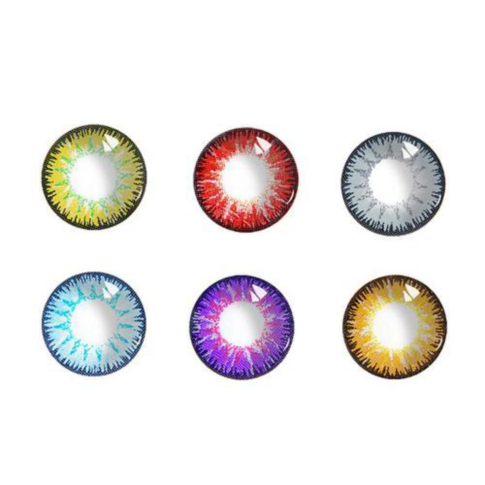 

Halloween Vega Series Siz Lens Mixed Blood Diameter Beauty DIY Cosplay Eye Decoration Tool Colorful Invisible Party Supplies