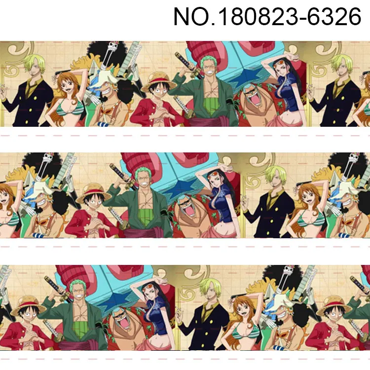 10 ярдов-разные размеры-японская лента с рисунком животных из мультфильмов - Цвет: 180823  6326
