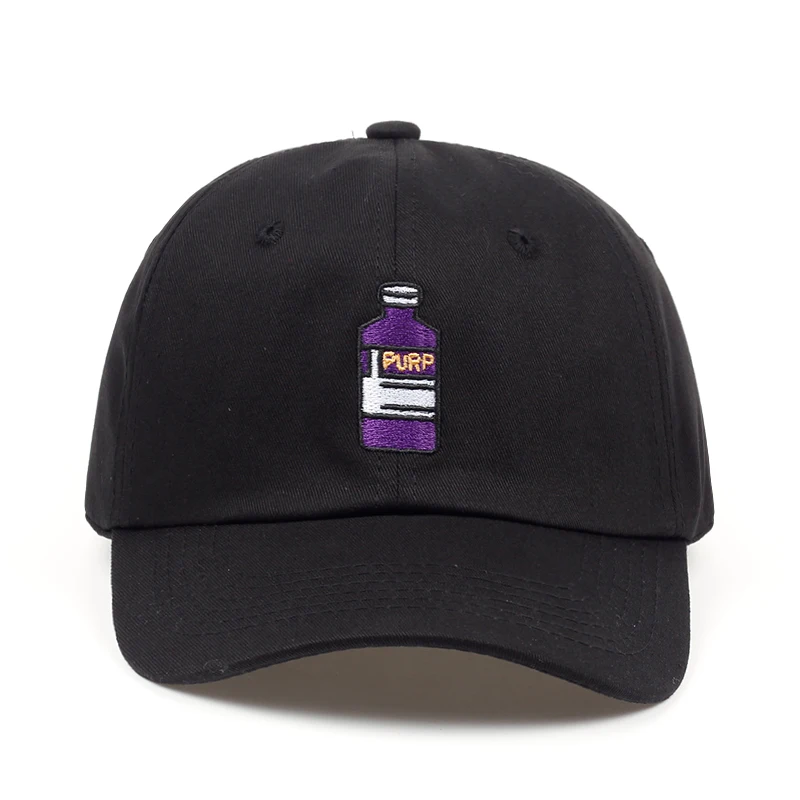 

2018 new brand baseball cap Violet Adult Bottle Embroidered Dad Hat men women Hip hop fashion snapback cap hats wholesale