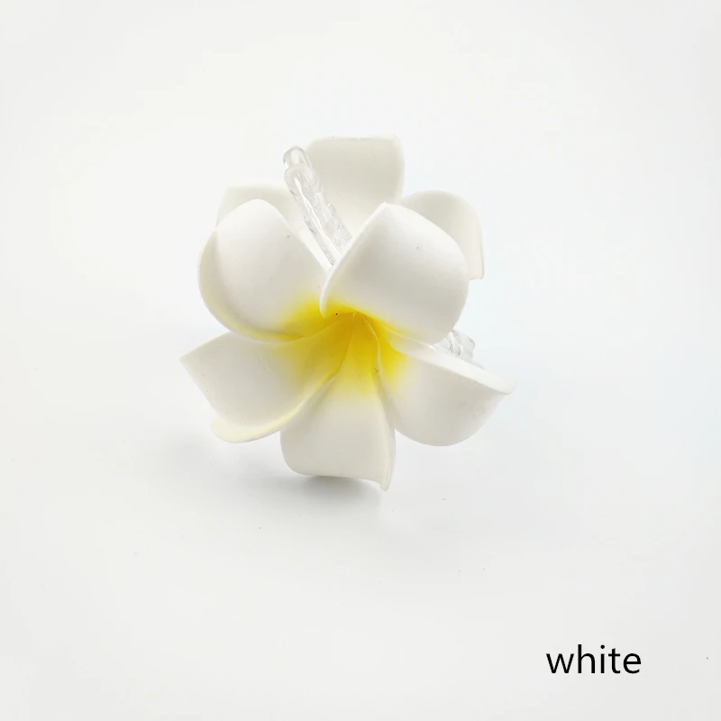 1 шт. Гавайский PE Plumeria acutifolia/тропический цветок Франгипани с заколкой для волос