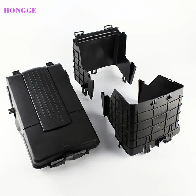Hongge New 3 Pcs Battery Cover Dust Embly For Vw Jetta Golf Hongge New 3 Pcs Battery Cover Dust Embly For Vw Jetta Golf Mk5 Mk6 Pat B6 Tiguan A3 Octavia Seat Leon 3c0 915 443 A