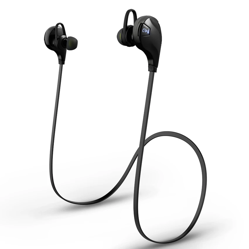

Black Wireless Bluetooth V4.0 Sweatproof Sport Headphones with Mic for iPhone 6/6s, 6 Plus/6s plus, 5s, Samsung, HTC LG