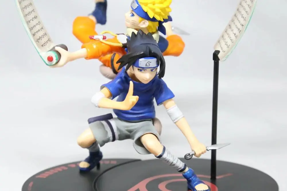 18CM Anime NARUTO Painted Figure G.E.M Series Uzumaki Naruto & Uchiha Sasuke Figure Collectible Model Toy 3