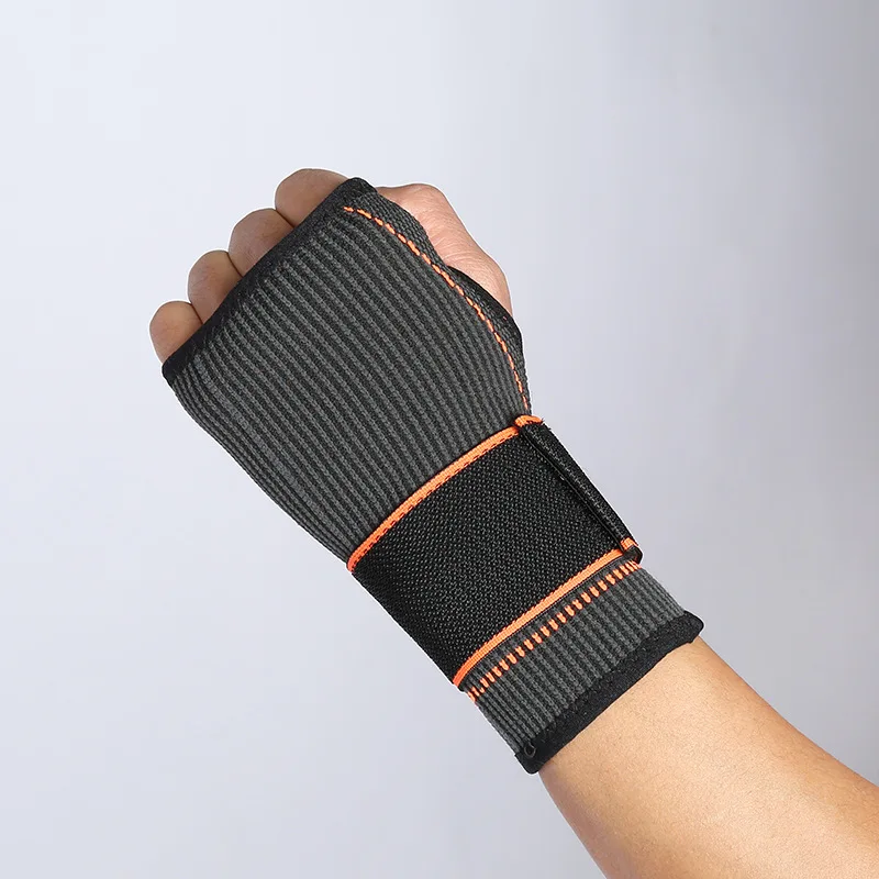Adjustable wrist support nylon wristband wrist brace men tennis