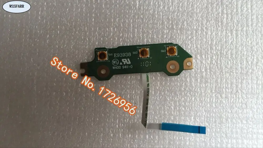 

Genuine Original FOR Toshiba FOR Tecra R850 Power Button Board With Cable