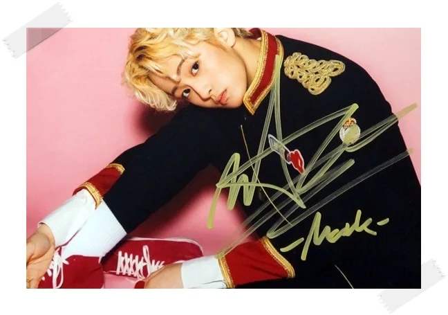 NCT Dream MARK фото с автографом 6 дюймов Коллекция 02