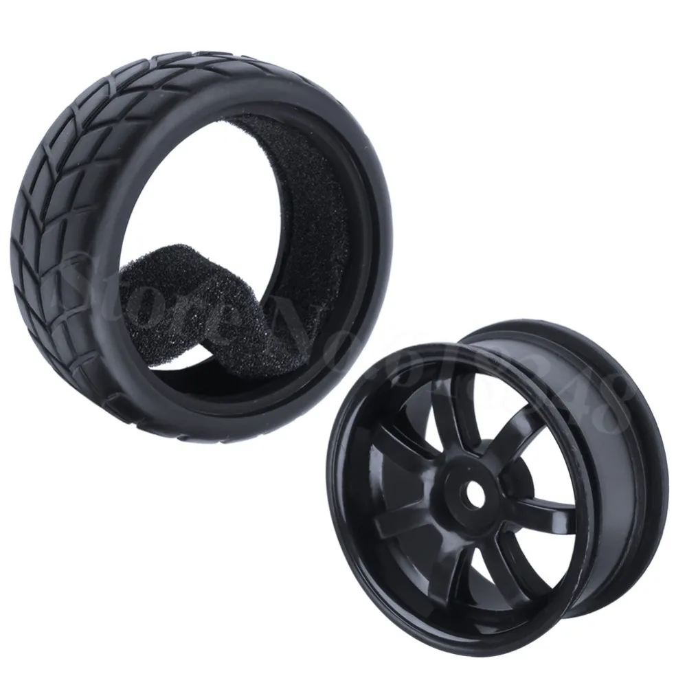 4pcs Pack RC шины и колеса шириной 26 мм Hex 12 вставки пены для HSP HPI Himoto 1:10 дорожной модели