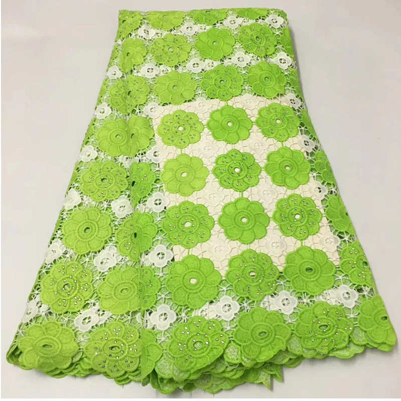 

High Quality Embroidery Fabric with Material on the Side of African Rock Dust Mesh Material Wedding Dress of Nigerian Material