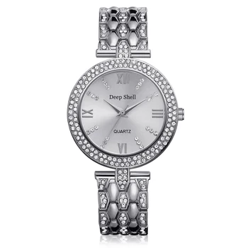 

Female Watch 2107 Shiny Steel Belt Delicate Number Lady Watch Women Diamond Wrist Watch bayan saat