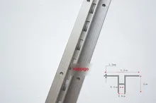 2.4 Meters AA rails single row column aluminium bar DIY shelf track furniture accessories