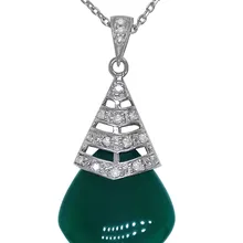 Женские украшения кулон реальные 925 стерлингового серебра кулон с класса ААА Агат 5 шт./лот YH2053