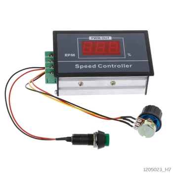 

PWM DC Motor Speed Controller 0-100 Digital Display Stepless Speed Regulation
