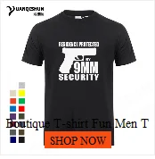 Boutique Men Tops Tees Summer Fashion New AK47 Printed T Shirt Short Sleeve Men AK 47 Rifle Gun Personalized T Shirts 3XL