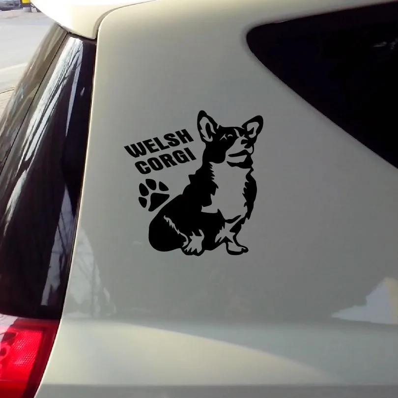 

car styling Welsh Corgi Stickers And Vinyl Decals dog sticker case for kia ford toyota and so on