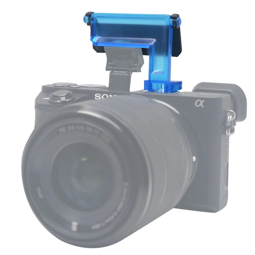 4 цвета диффузор Mcoplus для камеры Sony A6500 A6300 A6000 NEX6|flash bounce card|flash bouncediffuser flash |