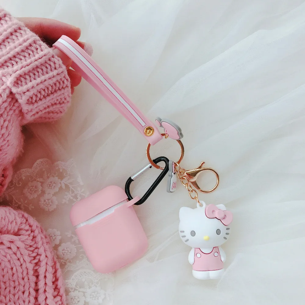 fashion cartoon animal Sanrio Doll funny Soft Silicone Case For Apple Airpods Shockproof Cover For Apple AirPods Earphone case