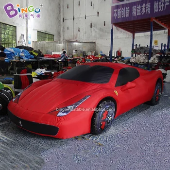 

Customized 4.5x1.9x1.2 meter inflatable red car / inflatable car / car inflatable for decoration toys