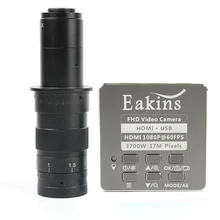 37MP 1080P HDMI промышленный видео микроскоп камера+ 130X/180X/300X регулируемое увеличение C-Mount объектив для Пайки PCB ремонт