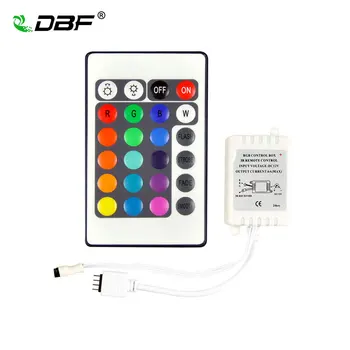 

[DBF]DC12V 6A 24/44Key Remote Controller with IR Signal Receiver for Strip IR Remote Dimmer For RGB Flexible 3528 5050 LED Strip