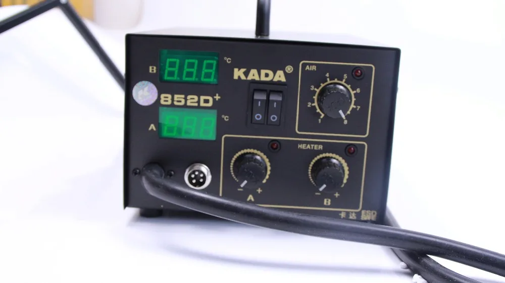 

Free shipping soldering machine Kada852D + soldering irons Hot Air rework station Electric Soldering tools kada852D+