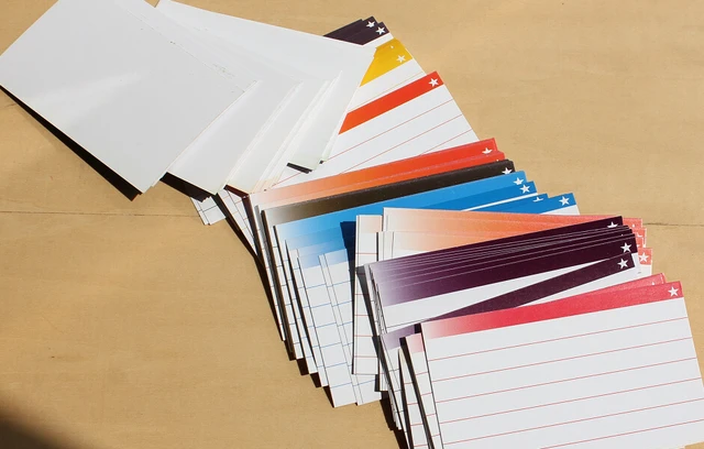 100 sheetsbox file tab card document catalog assorted color note pad index card 50