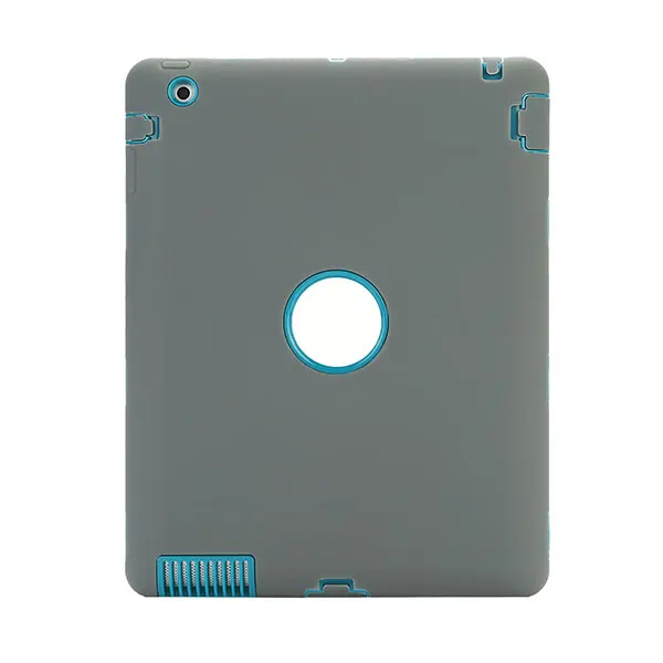 Ударопрочный чехол для ipad 2, 3, 4, сверхмощный 360 полная защита чехол-подставка для apple ipad 2 3 4 чехол сверхмощный гибридный Чехол - Цвет: Navy Blue