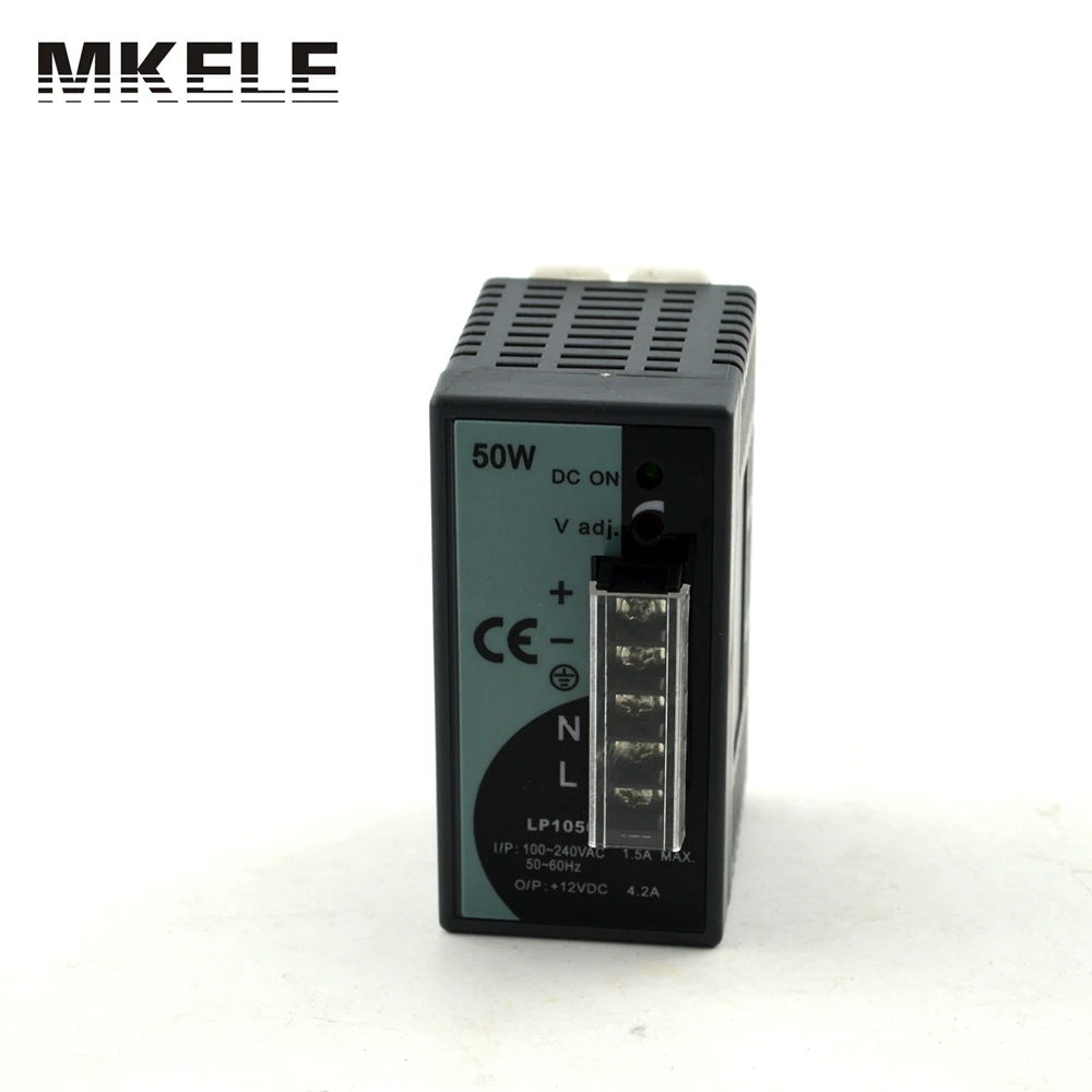 

50w energy-saving switching power supply LP-50-12 2.1A 12VDC output din rail power supply small size single output