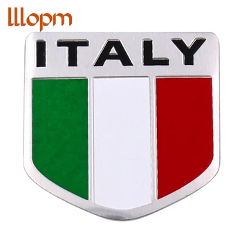 

1pcs Car Alloy Metal 3D Emblem Badge Racing Decals Sticker For ITALY Italian United States France Map Flag Car Accessories