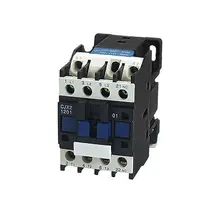 CJX2-K0610 110 Volts Coil 35mm DIN Rail 6A Three Pole 3P 1NO AC Contactor