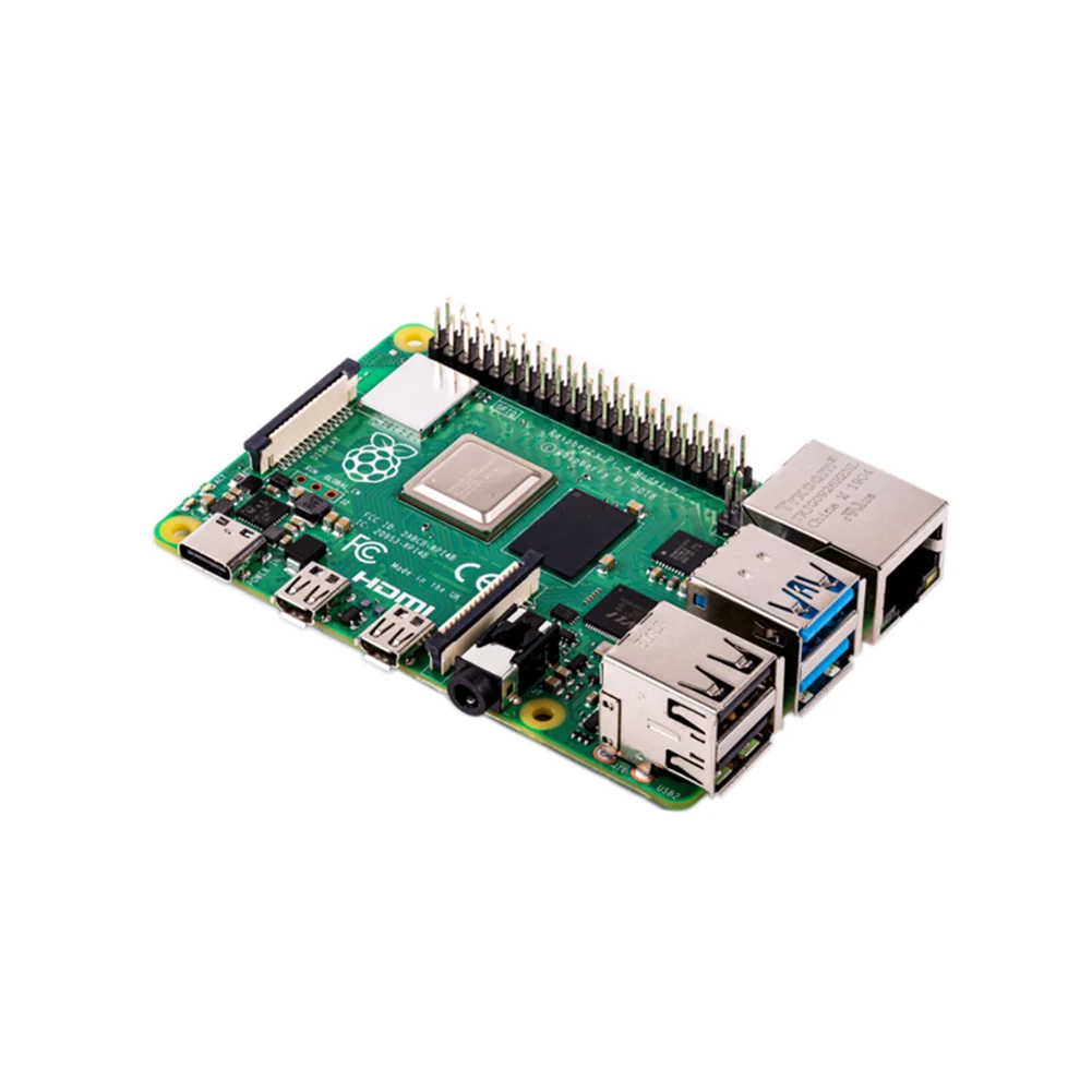  In Stock Raspberry Pi 4 Model B 4GB RAM of LPDDR4 SDRAM 1.5GHz 64-bit Quad-core