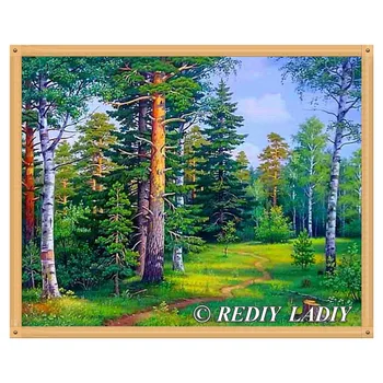 

DIY Diamond Embroidery Landscape Forest Full Square Rhinestones Cross-Stitch Crystal Diamond Painting Home Decor Christmas Gifts