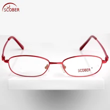 = Scober Роскошные модные изысканные волнистые украшения из сплава+ Tr90 полуобода женские очки для чтения+ 0,75+ 1+ 1,25 до+ 6