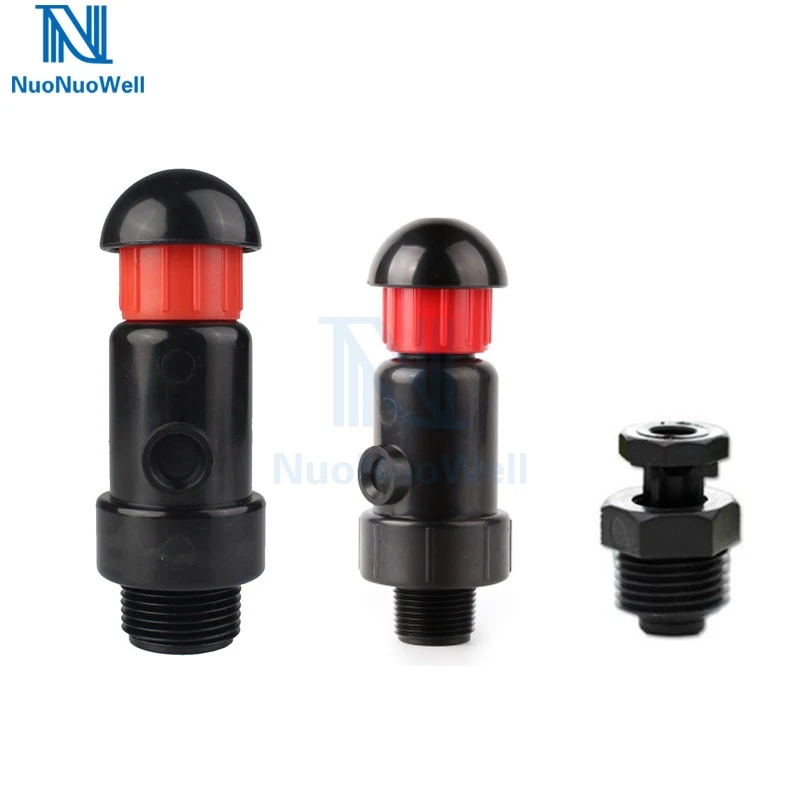 

NuoNuoWell 1/2'' 3/4'' 1''MPT Air Vacuum Relief Valve Provides Instant Breaker Drip Irrigation Air Release Valve 2pcs-pack