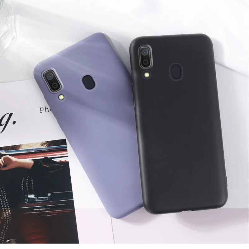Best 200pcs/lot Liquid silicone Phone Case For Samsung Galaxy A10 A20 A30 A40 A50 A60 A70 A80 A90 M10 M20 M30 TPU Back Cover 8