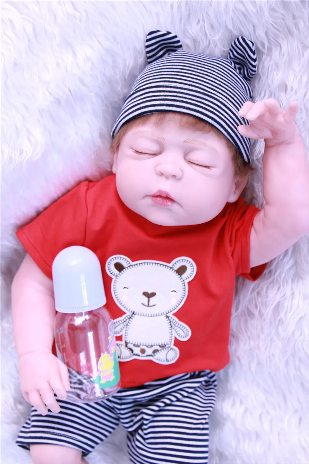 Настоящие силиконовые куклы reborn baby для продажи 2" 55 см новорожденный мальчик лучший подарок ребенку куклы bebe Кукла reborn